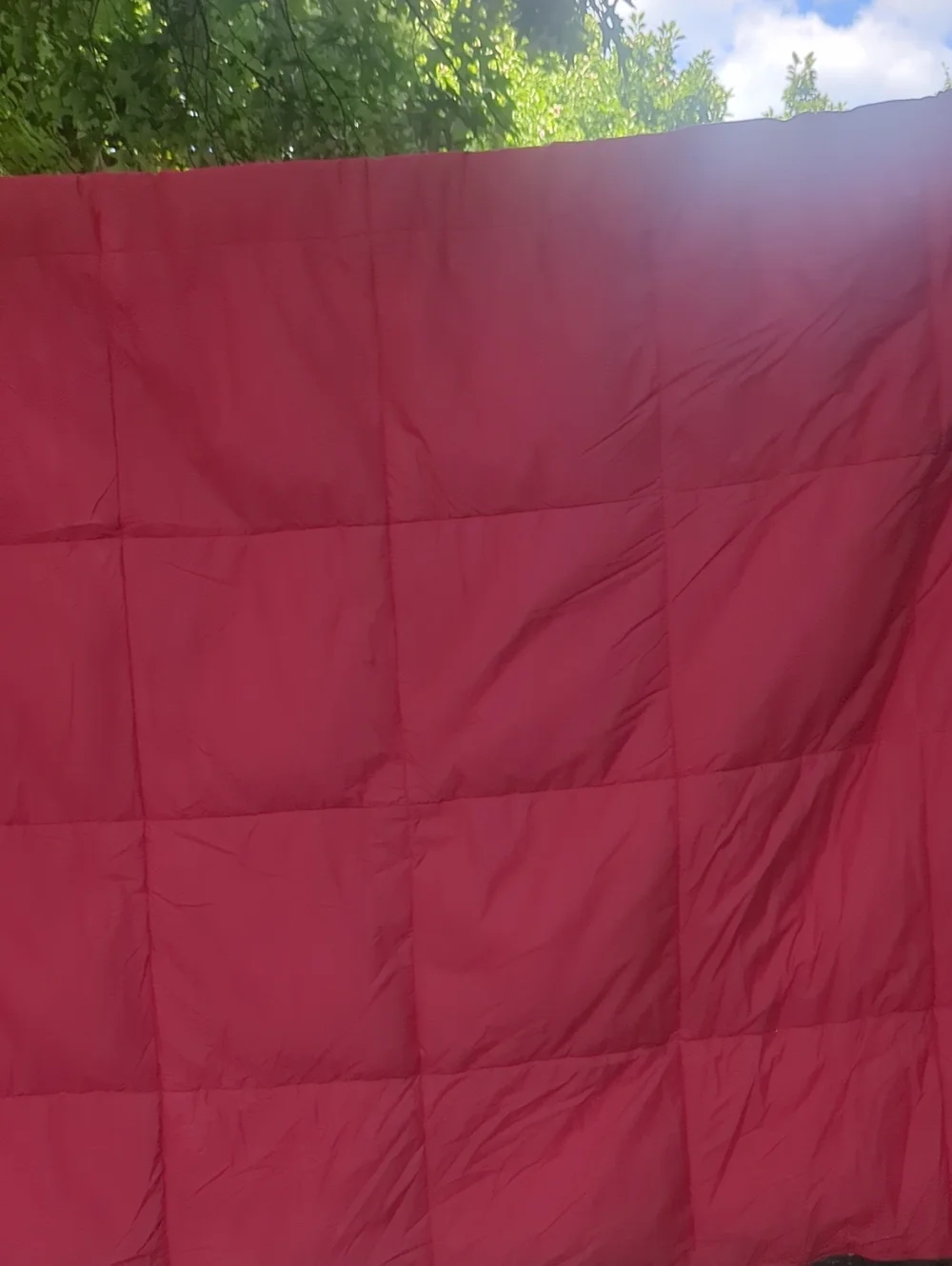 The Company Store Lacrosse LoftAIRE Down Alternative Comforter Red